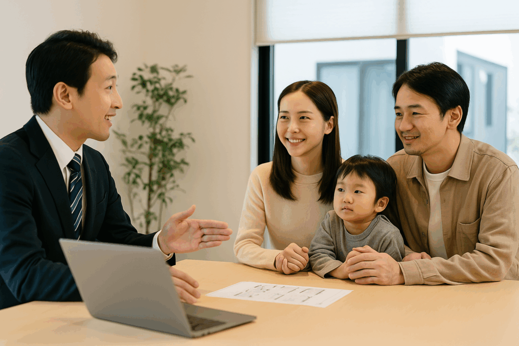 建売で後悔している人に営業マンが説明