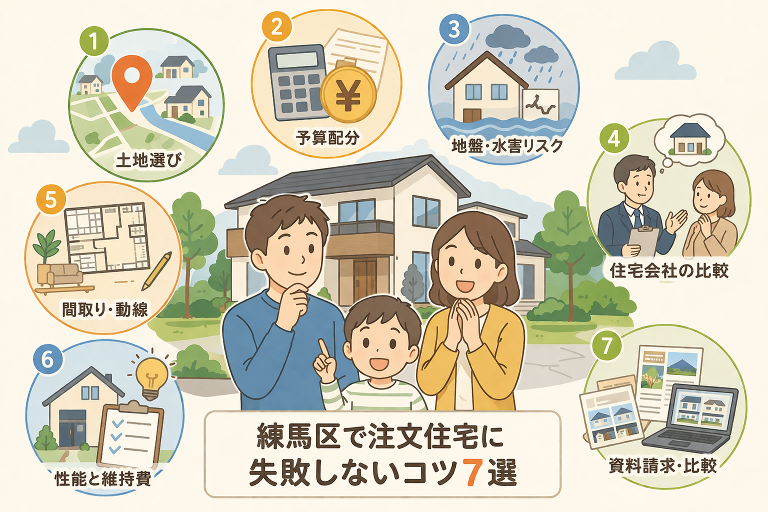 練馬区で注文住宅に失敗しないコツ7選