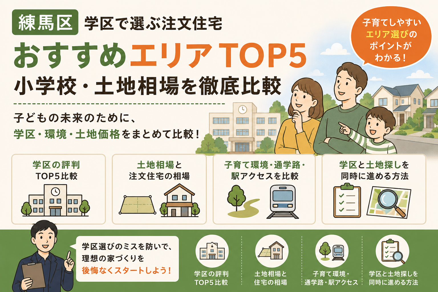 練馬区 学区 注文住宅